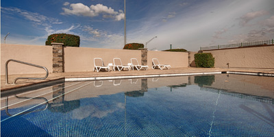 Outdoor heated Swimming Pool